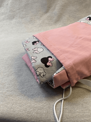 Hordzsák az óvodás ágynemű garnitúrához - rózsaszín, Minnie egeres