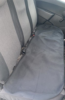 Universal backrest protector - black