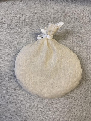 Salt-filled insert for the bunny pillowcase - natural